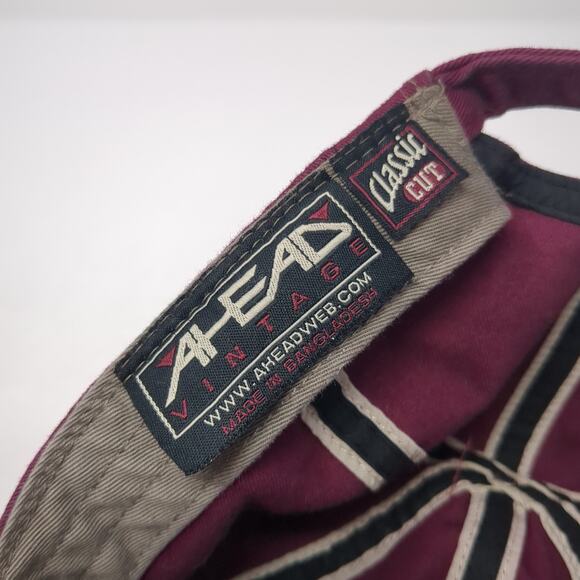 Keowee Falls The Cliffs Slideback Hat Red One Size Classic Cut Ahead - Picture 9 of 9